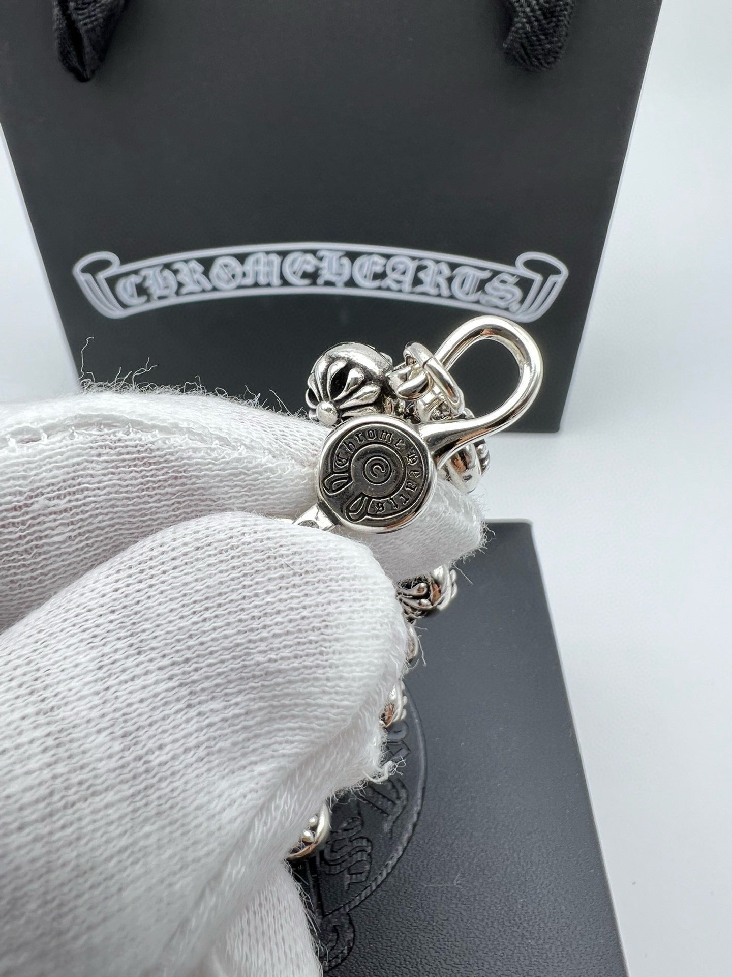 Chrome Hearts Beaded Cross Flower Bracelet