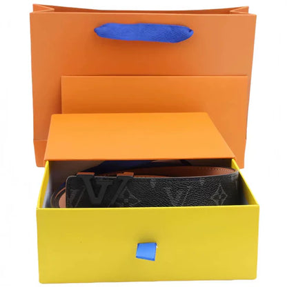 Classic Letter Buckle Men's Belt, Delivery within 5 to 8 days There is a gift box.