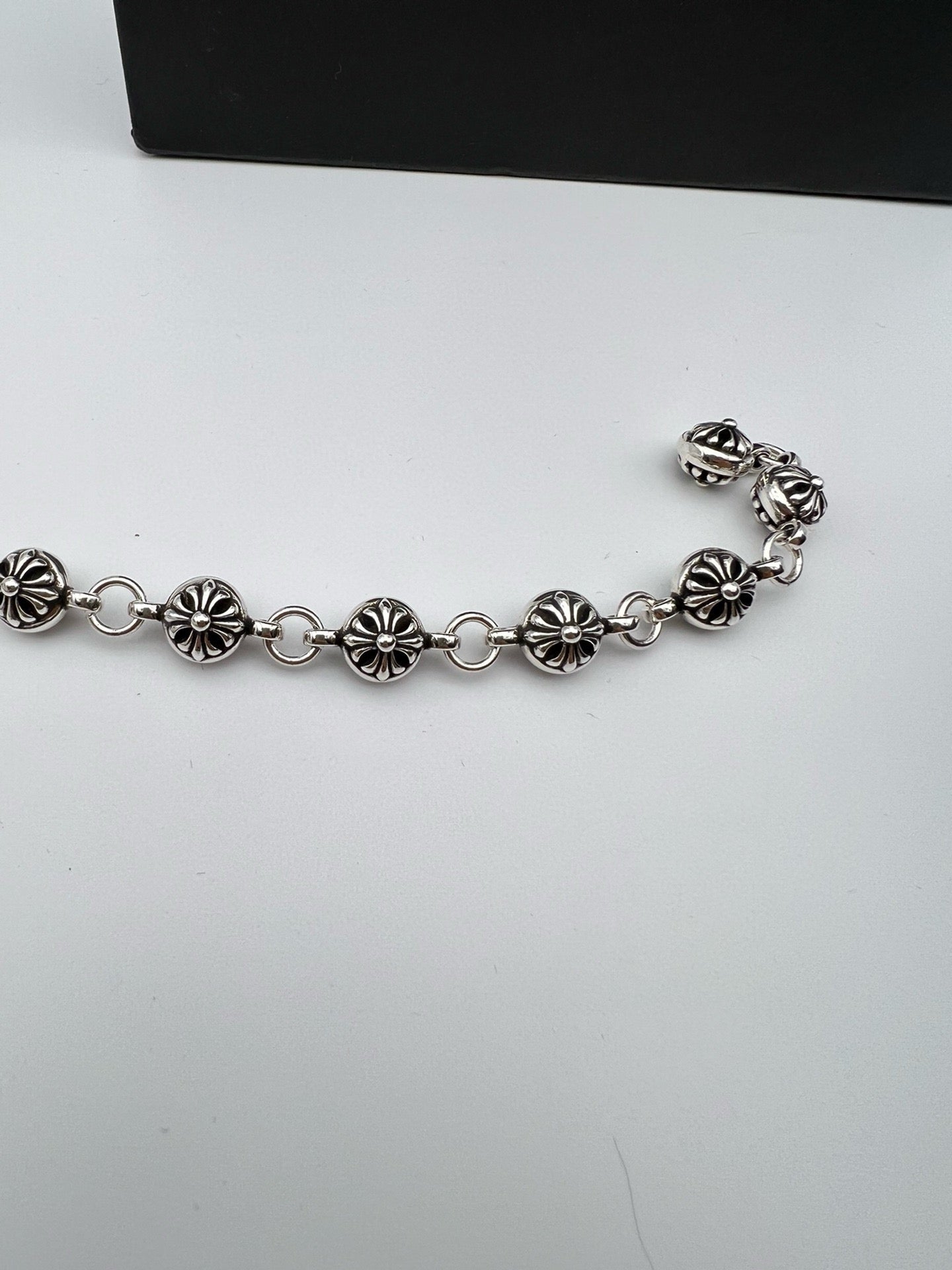 Chrome Hearts Beaded Cross Flower Bracelet