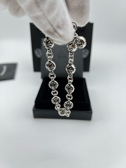 Chrome Hearts Beaded Cross Flower Bracelet