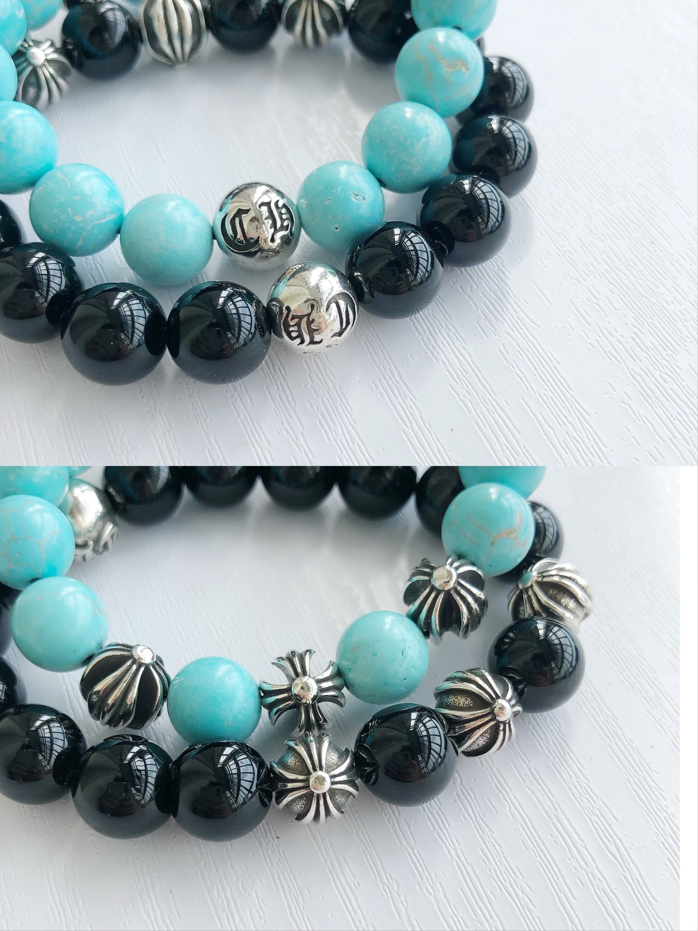 Chrome Hearts Beaded Bracelet 10mm