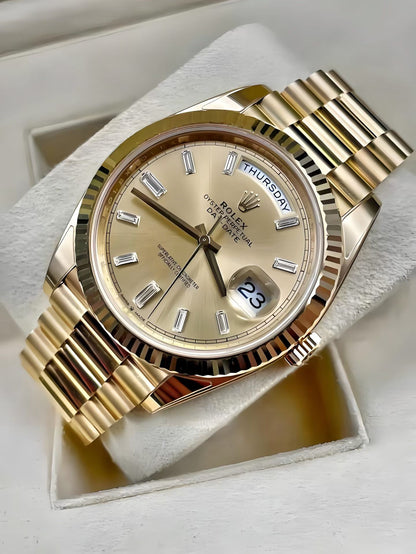 🏴 RX Day-Date Automatic Watch (Gold Rolex)