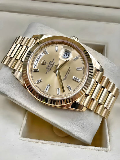 🏴 RX Day-Date Automatic Watch (Gold Rolex)