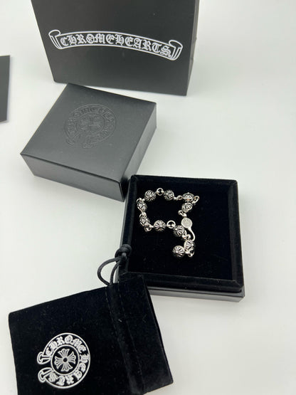 Chrome Hearts Beaded Cross Flower Bracelet