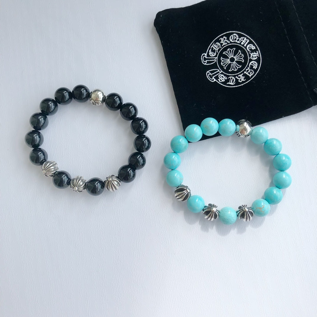 Chrome Hearts Beaded Bracelet 10mm
