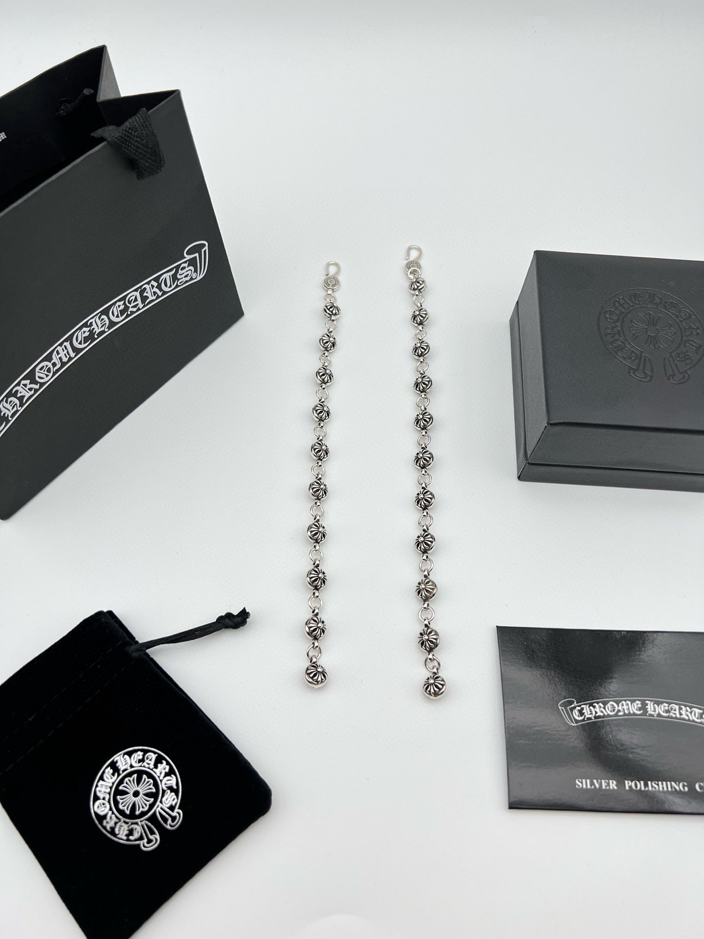 Chrome Hearts Beaded Cross Flower Bracelet