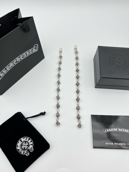 Chrome Hearts Beaded Cross Flower Bracelet