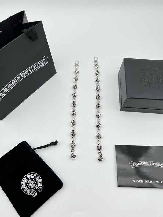 Chrome Hearts Beaded Cross Flower Bracelet