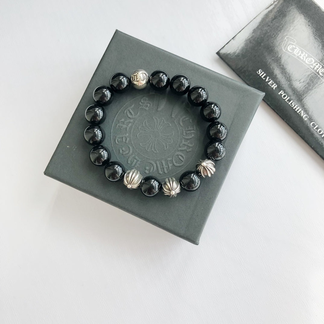 Chrome Hearts Beaded Bracelet 10mm