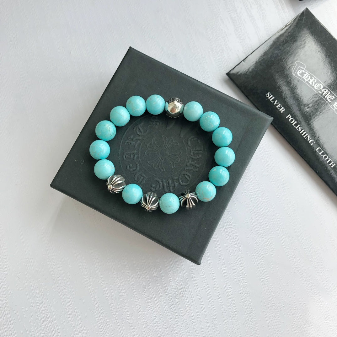 Chrome Hearts Beaded Bracelet 10mm