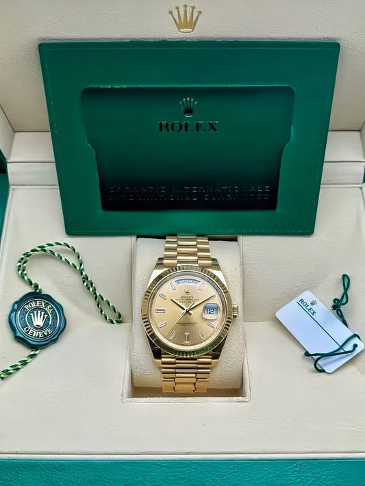 🏴 RX Day-Date Automatic Watch (Gold Rolex)